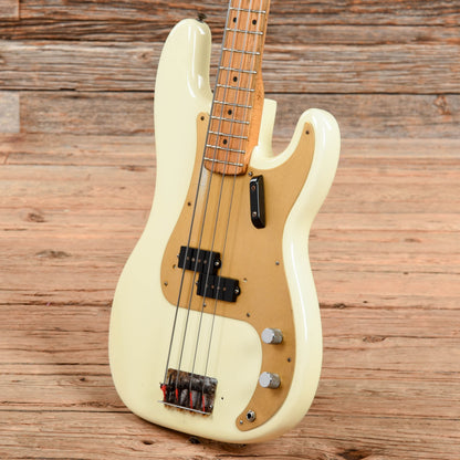 Fender Precision Bass Olympic White Refin 1958 Bass Guitars / 4-String