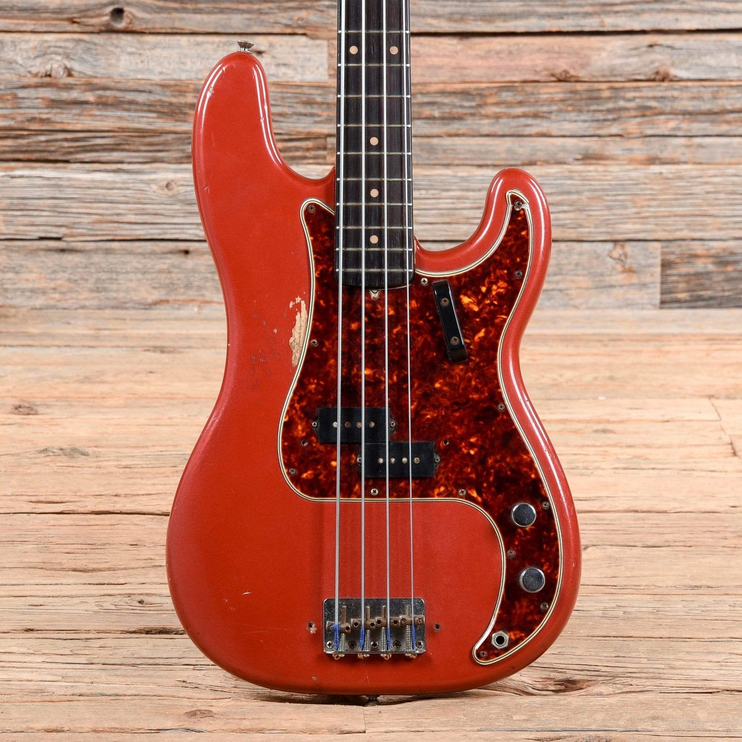 Fender Precision Bass Red Refin 1961 Bass Guitars / 4-String