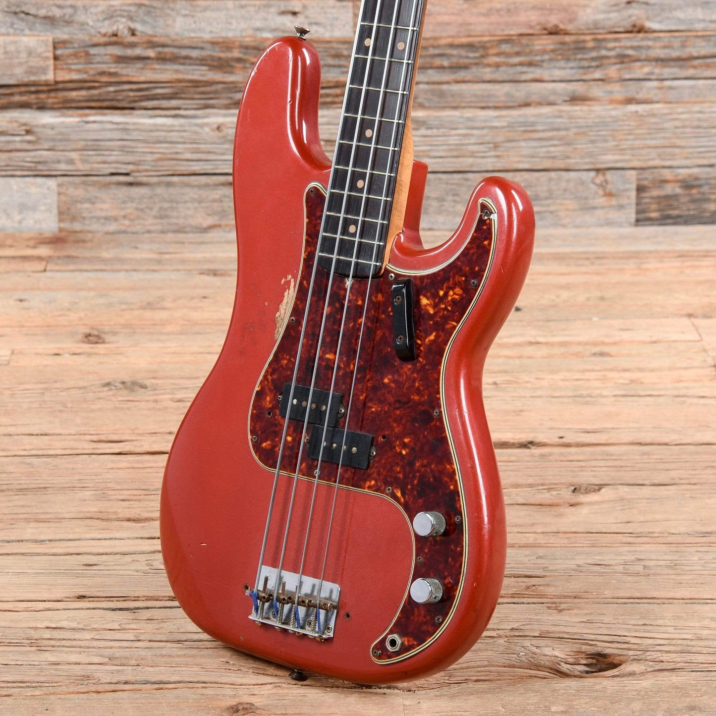 Fender Precision Bass Red Refin 1961 Bass Guitars / 4-String