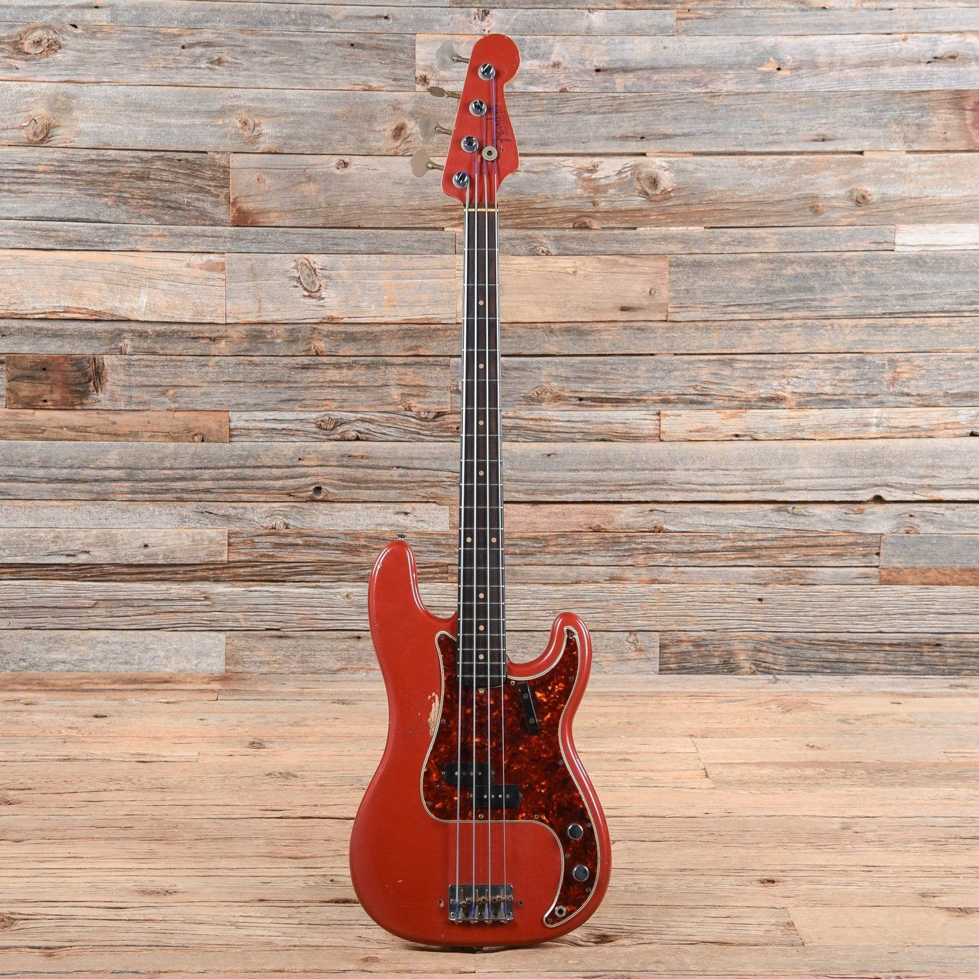 Fender Precision Bass Red Refin 1961 Bass Guitars / 4-String