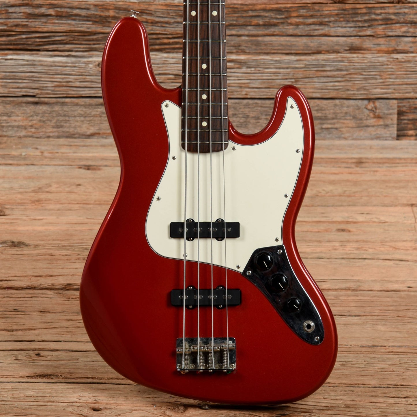 Fender Standard Jazz Bass Candy Apple Red 1997 Bass Guitars / 4-String