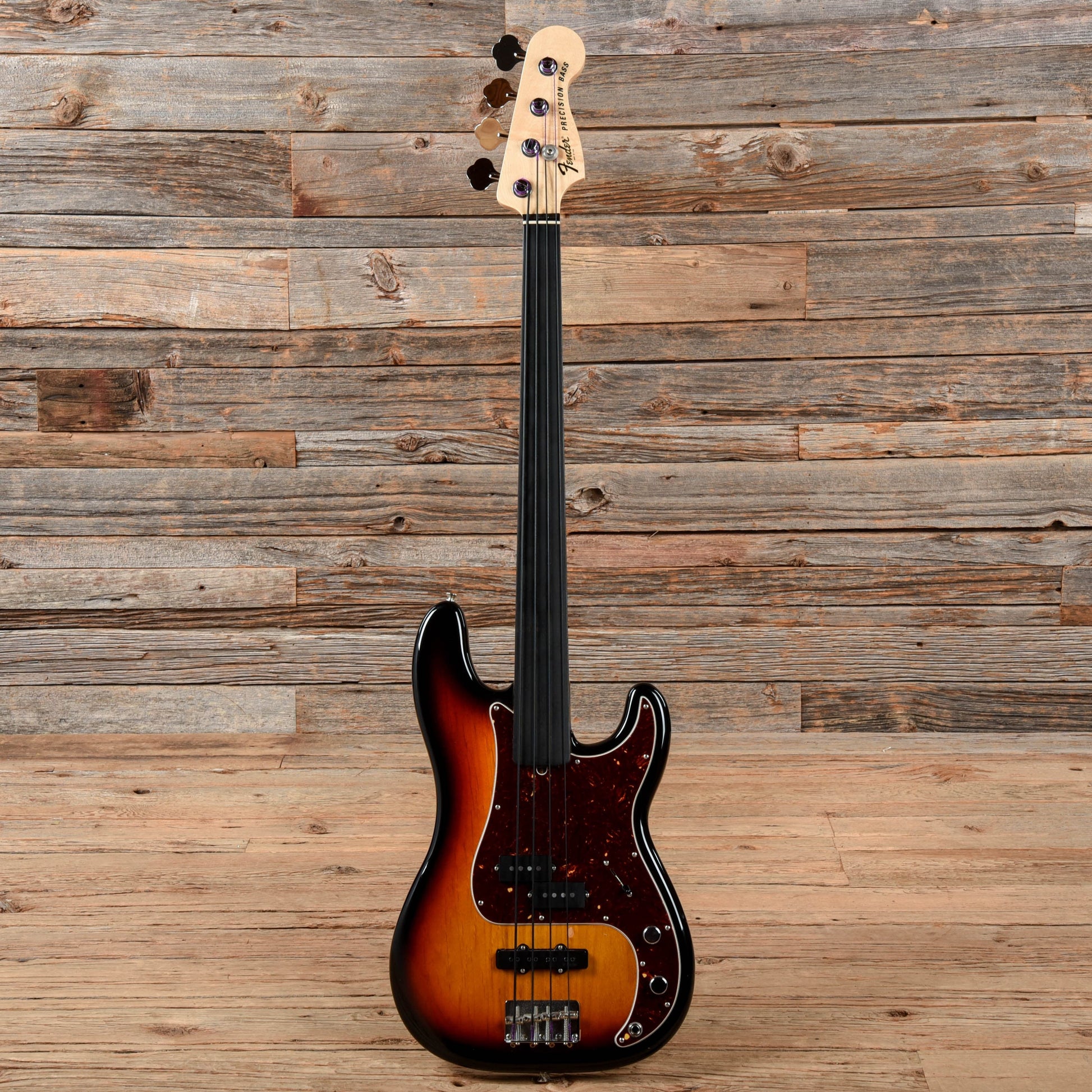 Fender Tony Franklin Artist Series Fretless Precision Bass 3-Tone Sunburst 2018 Bass Guitars / 4-String