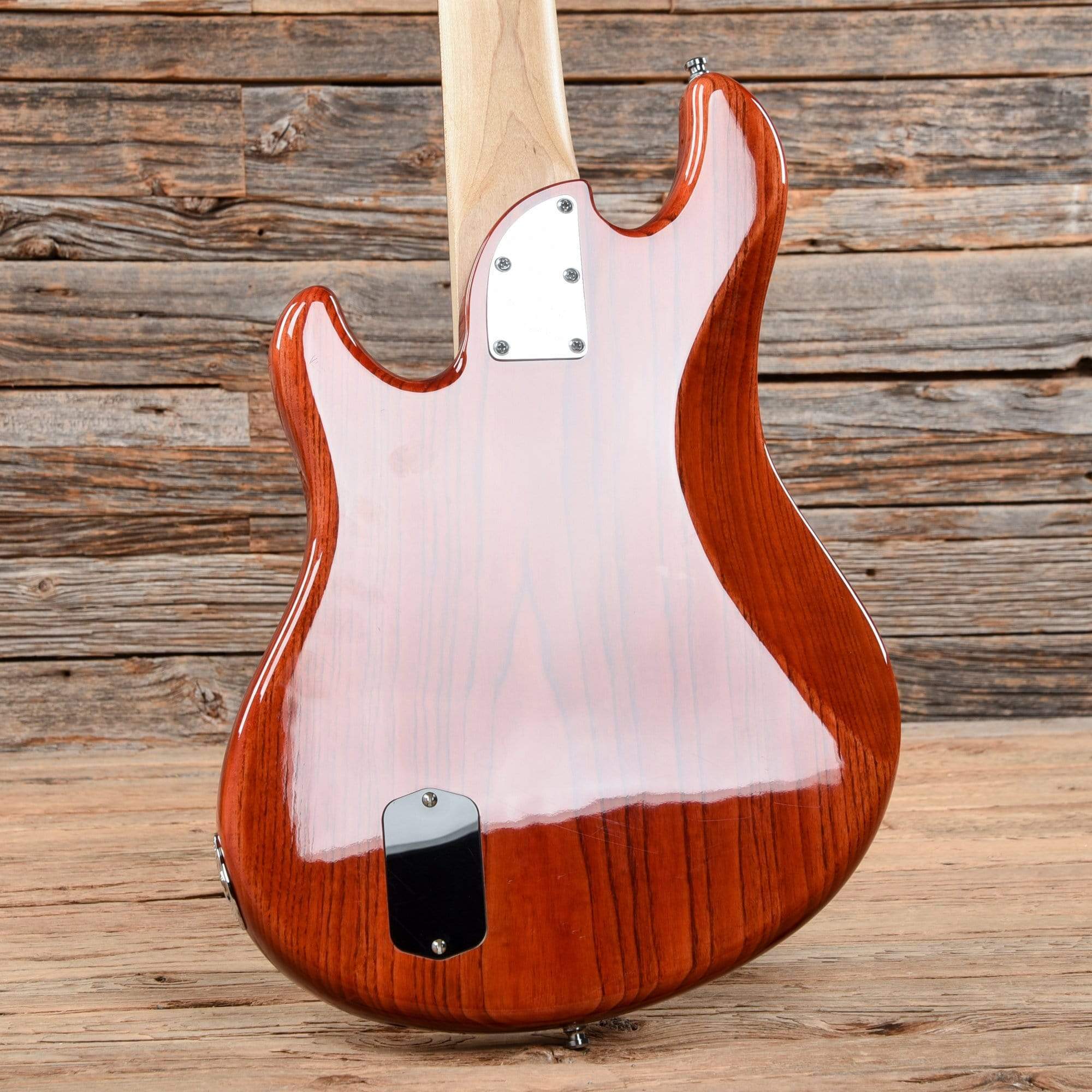 Fender American Deluxe Dimension Bass V HH Cayenne Burst 2014 