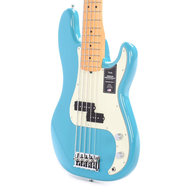 Fender American Professional II Precision Bass V Miami Blue – Chicago ...