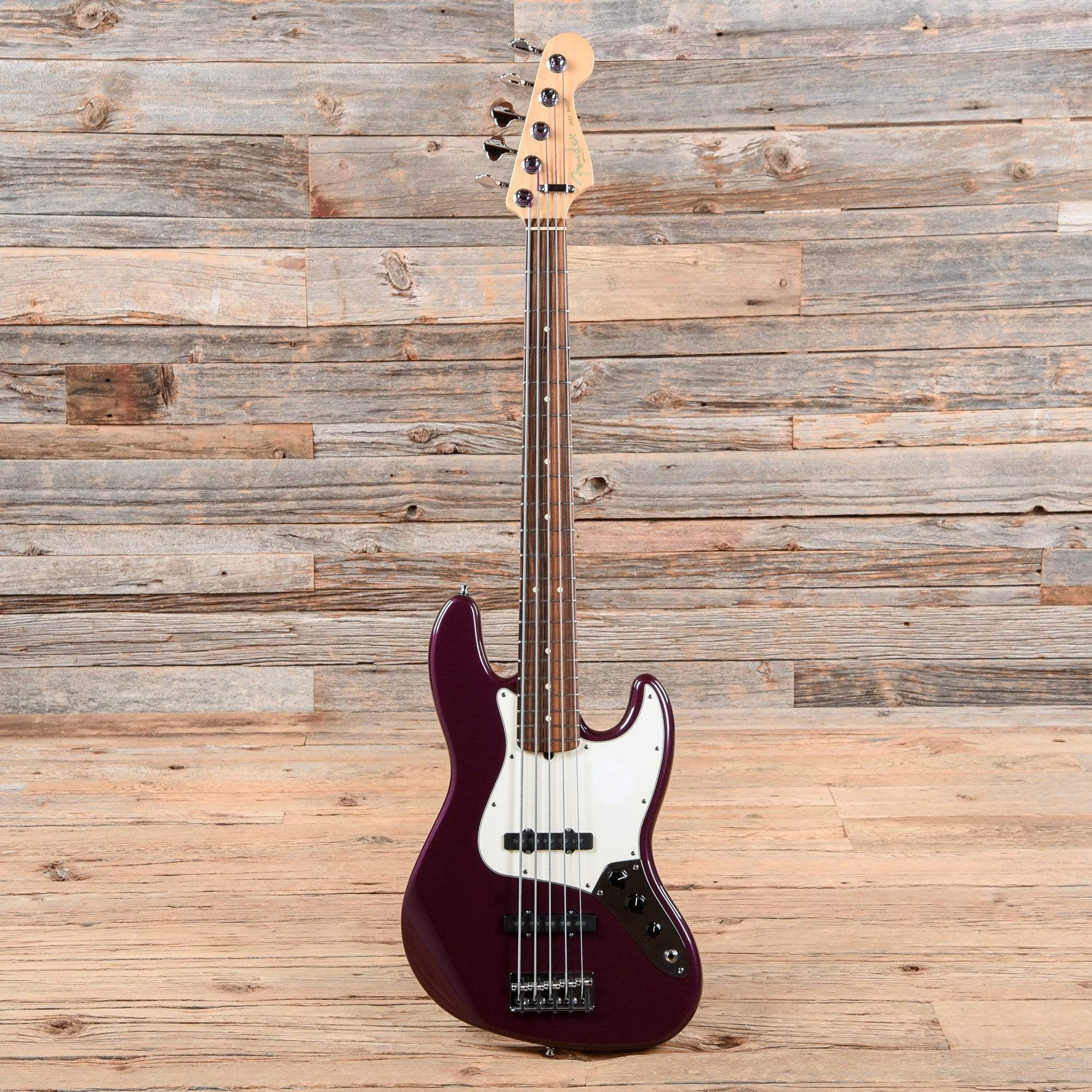 Fender American Standard Jazz Bass V Midnight Purple 1998 – Chicago Music  Exchange