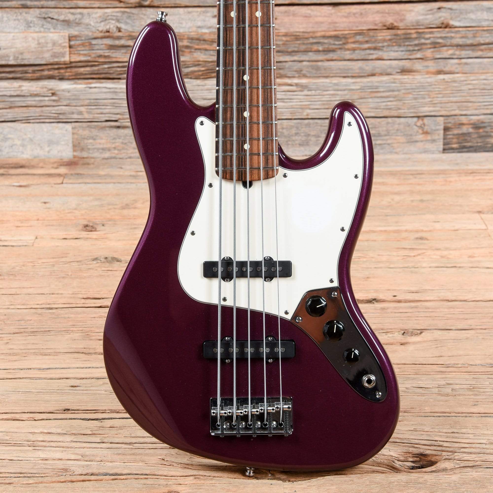 Fender American Standard Jazz Bass V Midnight Purple 1998 – Chicago Music  Exchange