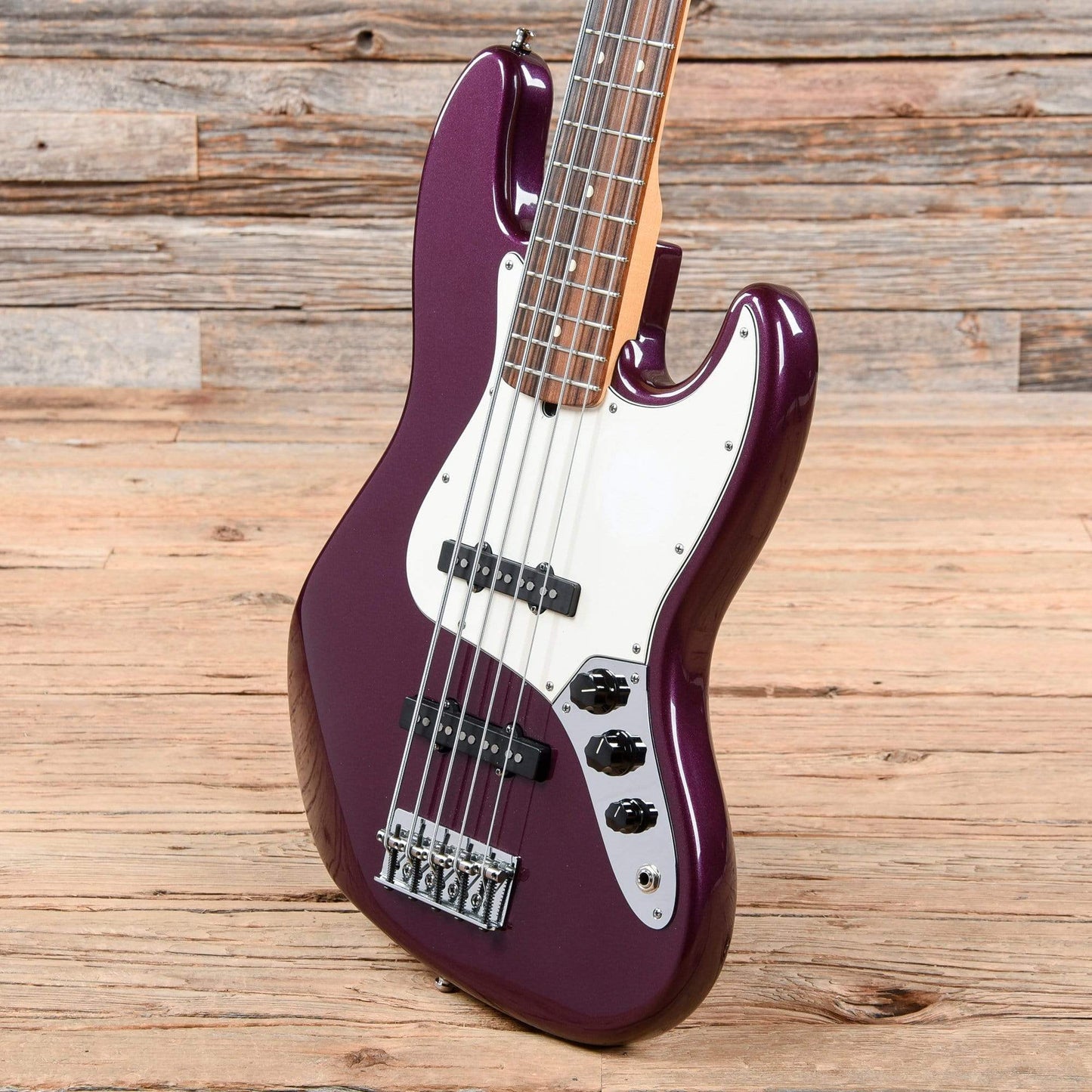 Fender American Standard Jazz Bass V Midnight Purple 1998 Bass Guitars / 5-String or More