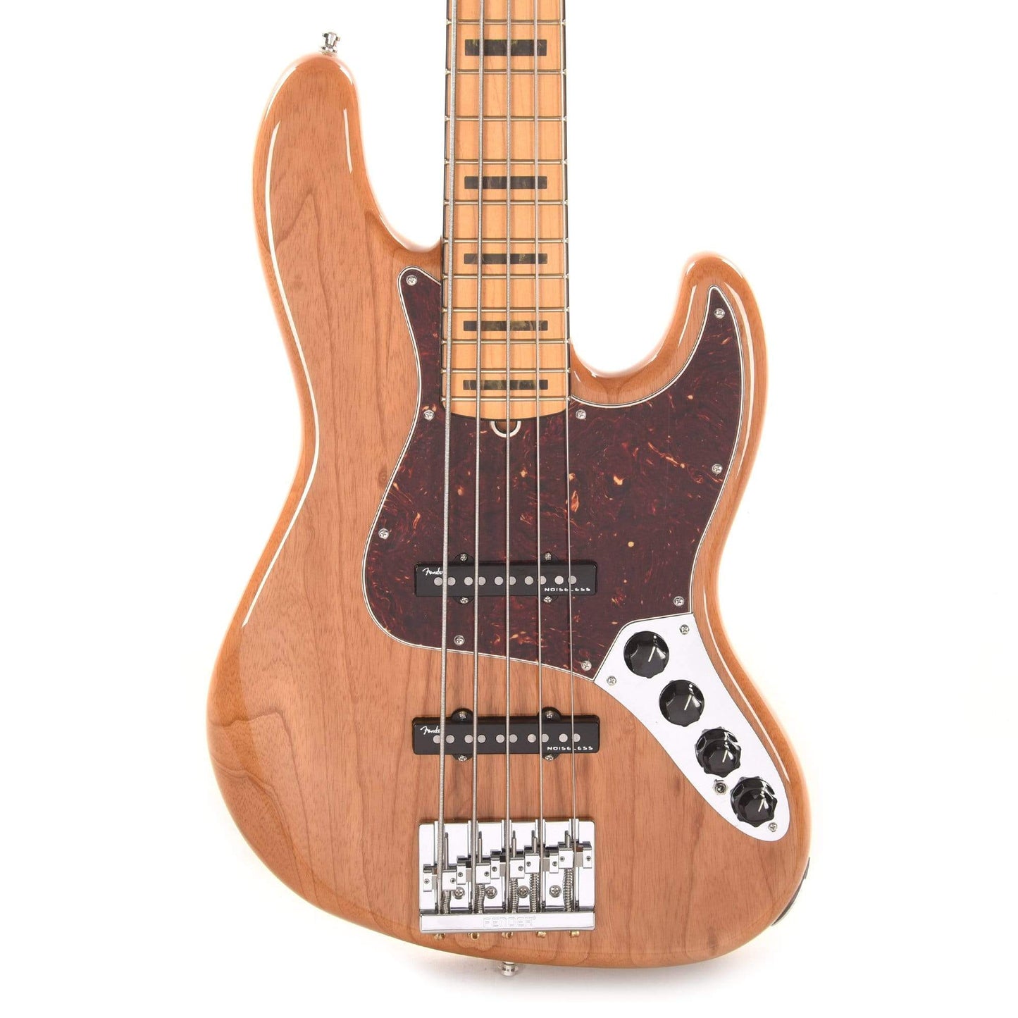 Fender American Ultra Jazz Bass V Aged Natural Bass Guitars / 5-String or More