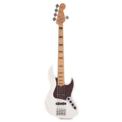 Fender American Ultra Jazz Bass V Arctic Pearl Bass Guitars / 5-String or More