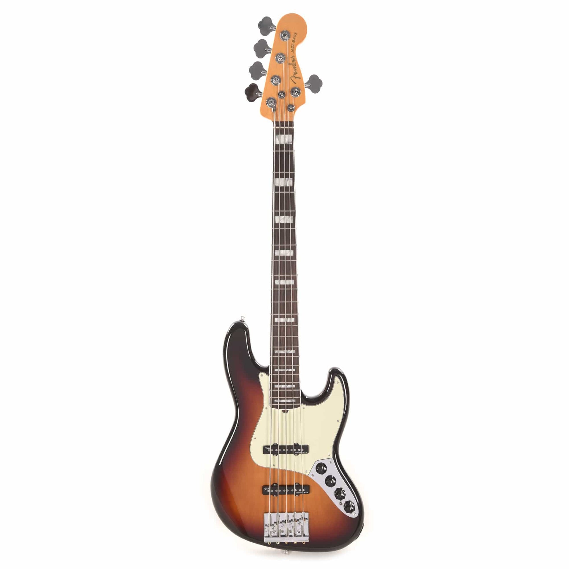 Fender American Ultra Jazz Bass V Ultraburst Bass Guitars / 5-String or More