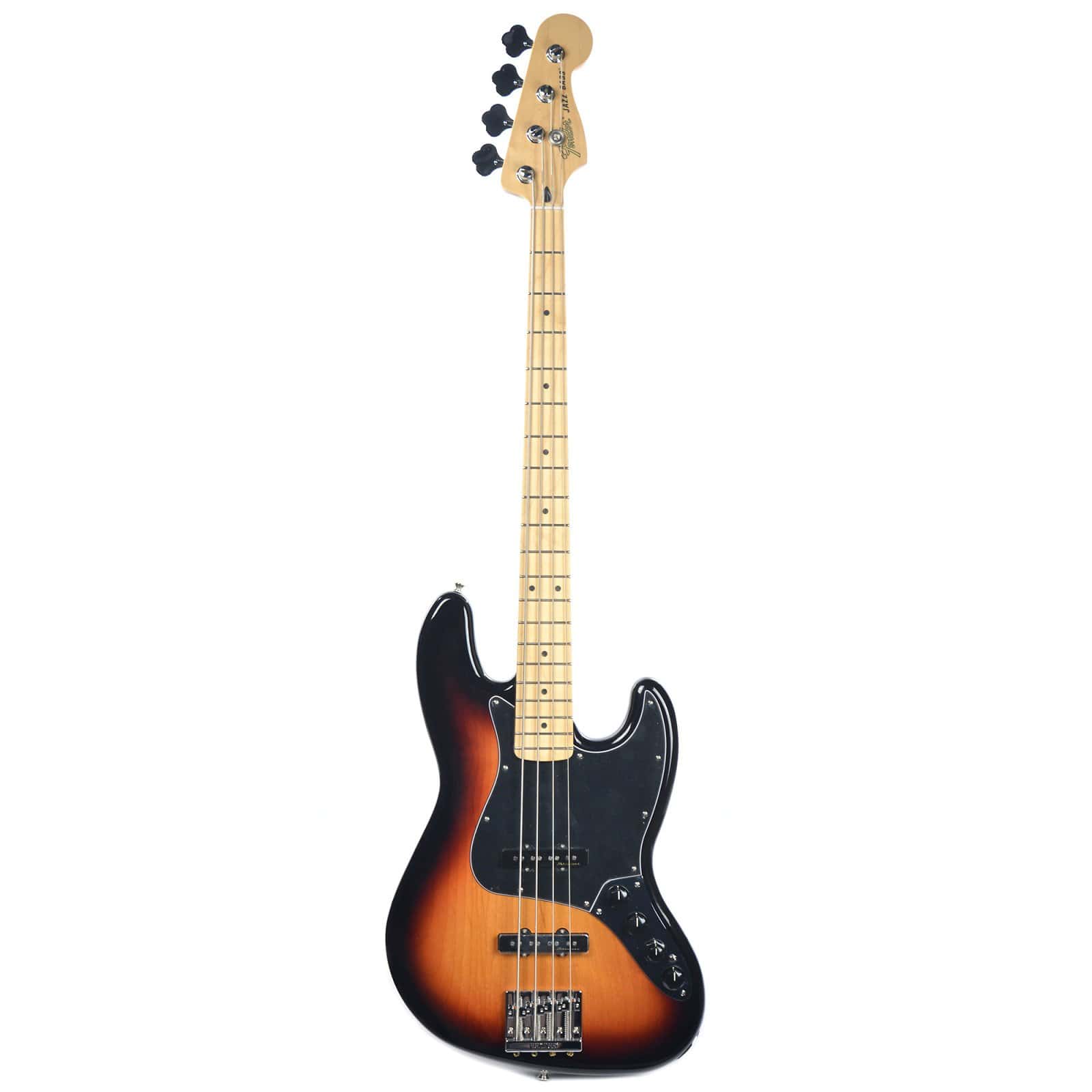 Fender Deluxe Active Jazz Bass MN 3-Tone Sunburst Bass Guitars / 5-String or More