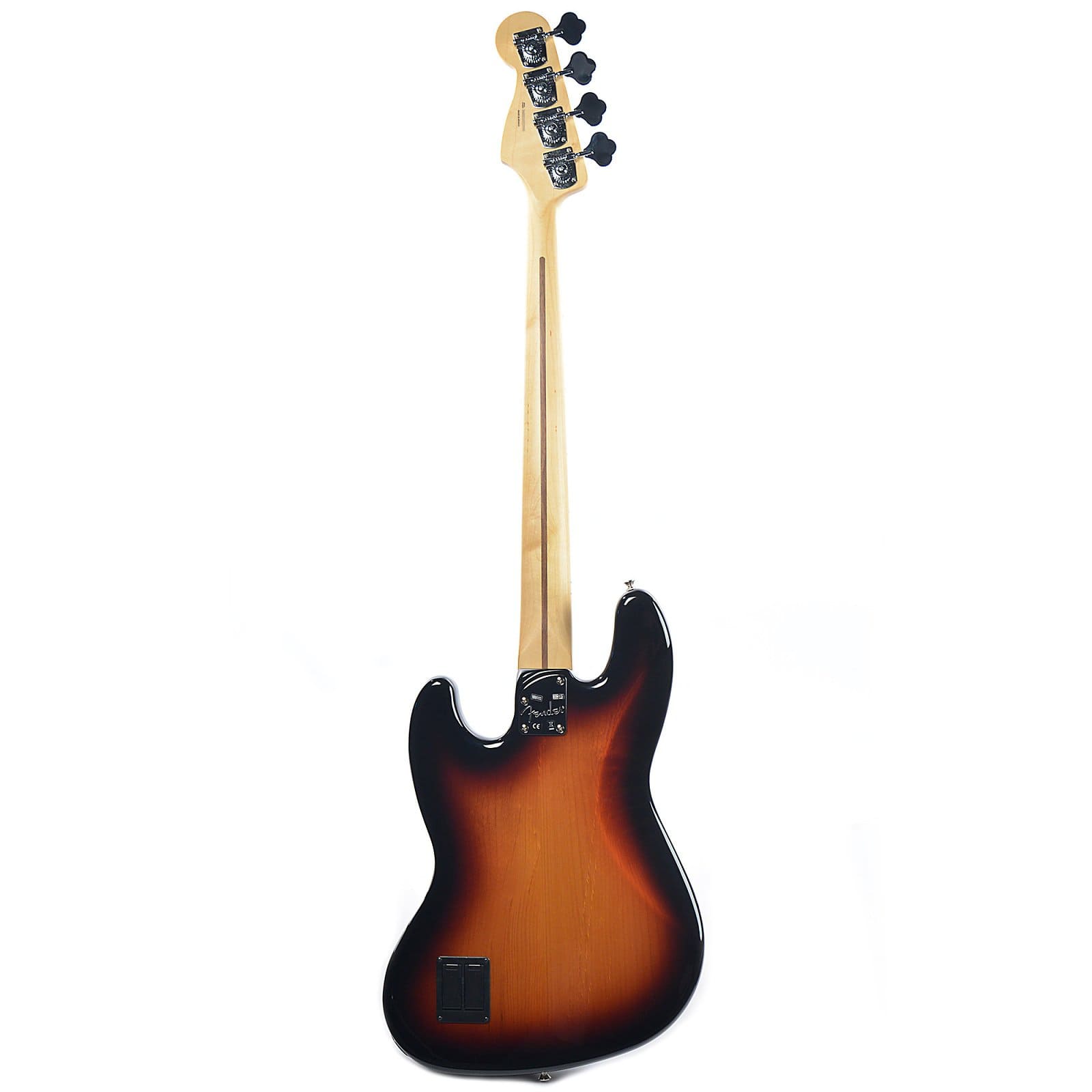 Fender Deluxe Active Jazz Bass MN 3-Tone Sunburst Bass Guitars / 5-String or More