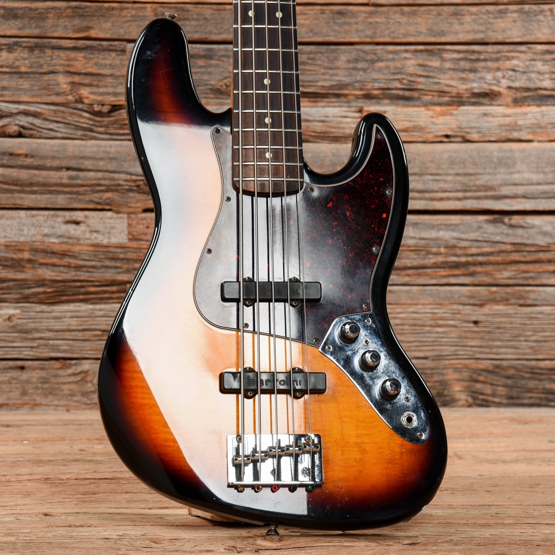 Fender Deluxe Active Jazz Bass V Sunburst 2000 Bass Guitars / 5-String or More