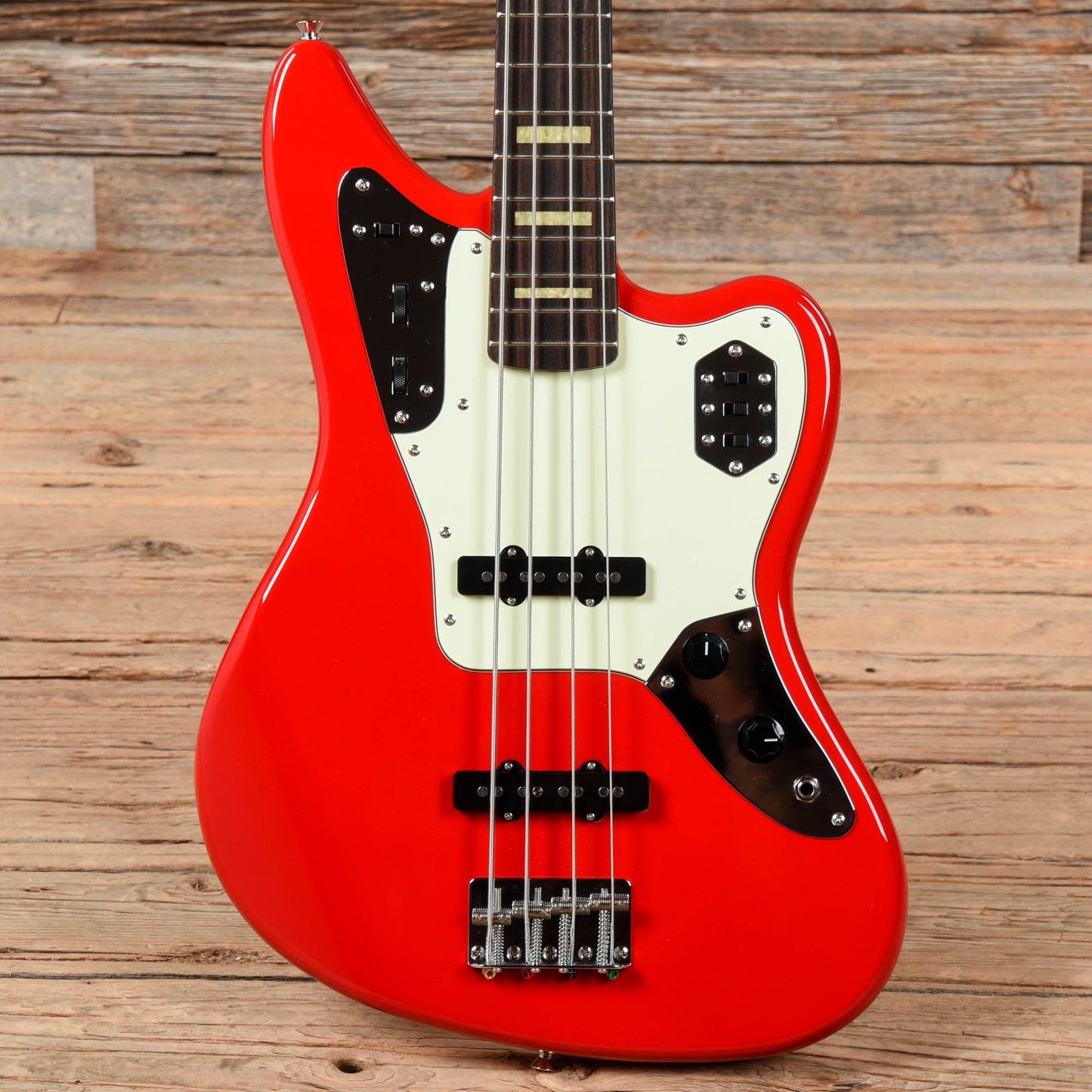 Fender Jaguar Bass Hot Rod Red 1995 Bass Guitars / 5-String or More