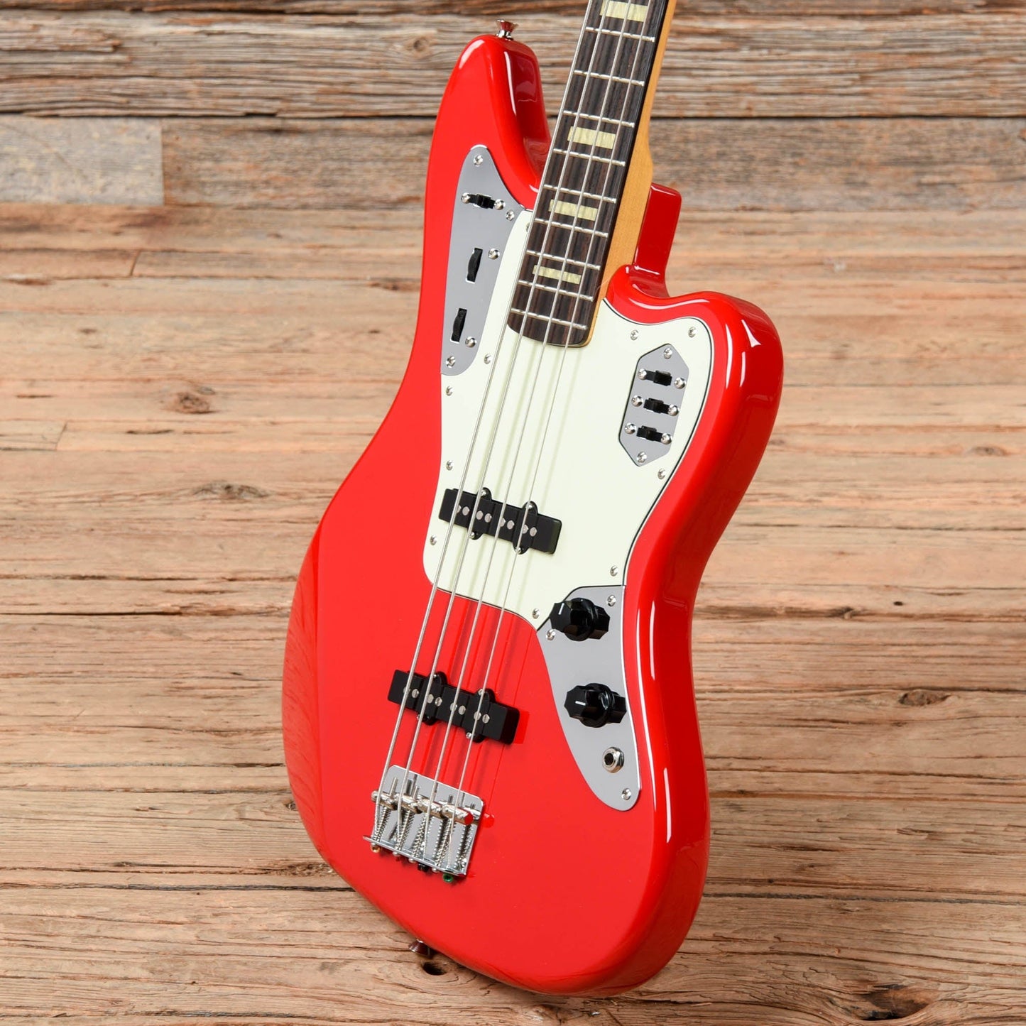 Fender Jaguar Bass Hot Rod Red 1995 Bass Guitars / 5-String or More