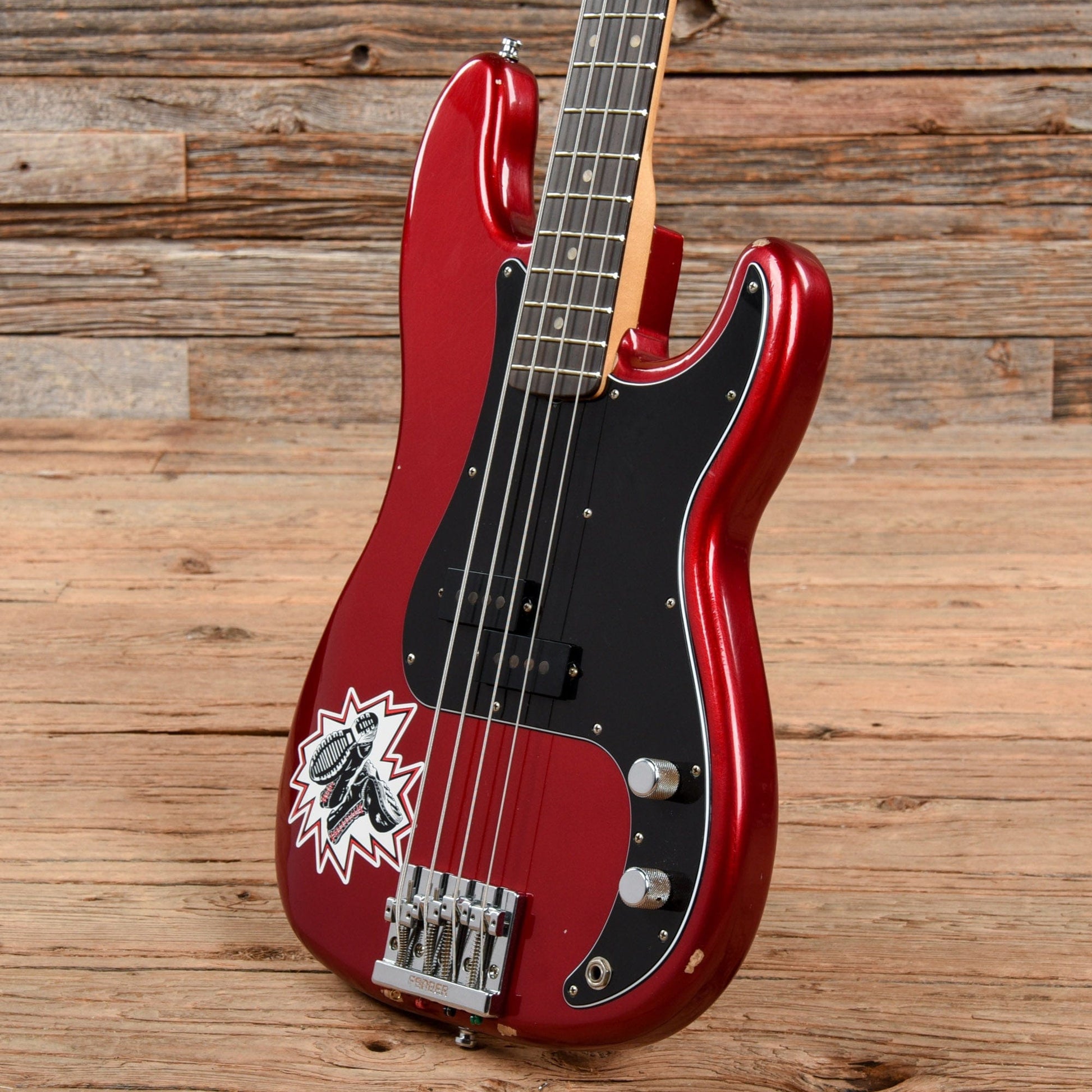 Fender Nate Mendel Artist Series Signature Precision Bass Candy Apple Red 2021 Bass Guitars / 5-String or More