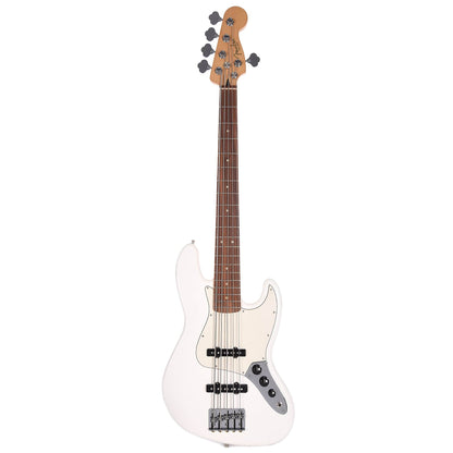 Fender Player Jazz Bass V 5-String Polar White Bundle w/Fender Gig Bag, Stand, Cable, Tuner, Picks and Strings Bass Guitars / 5-String or More