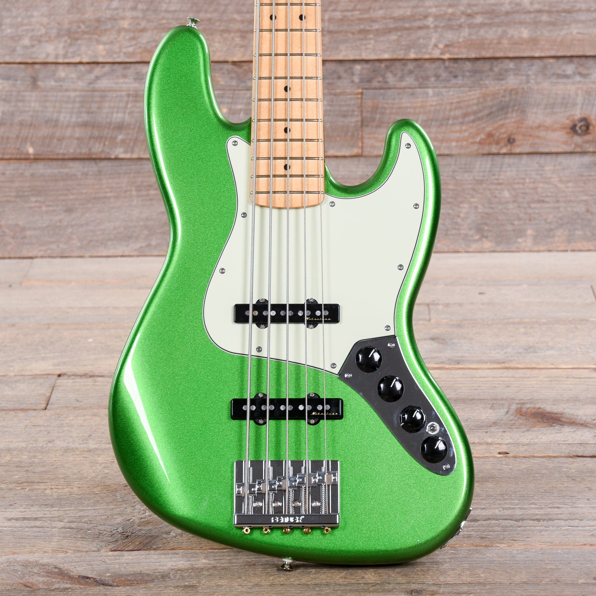 Fender Player Plus Active Jazz Bass V Cosmic Jade Bass Guitars / 5-String or More