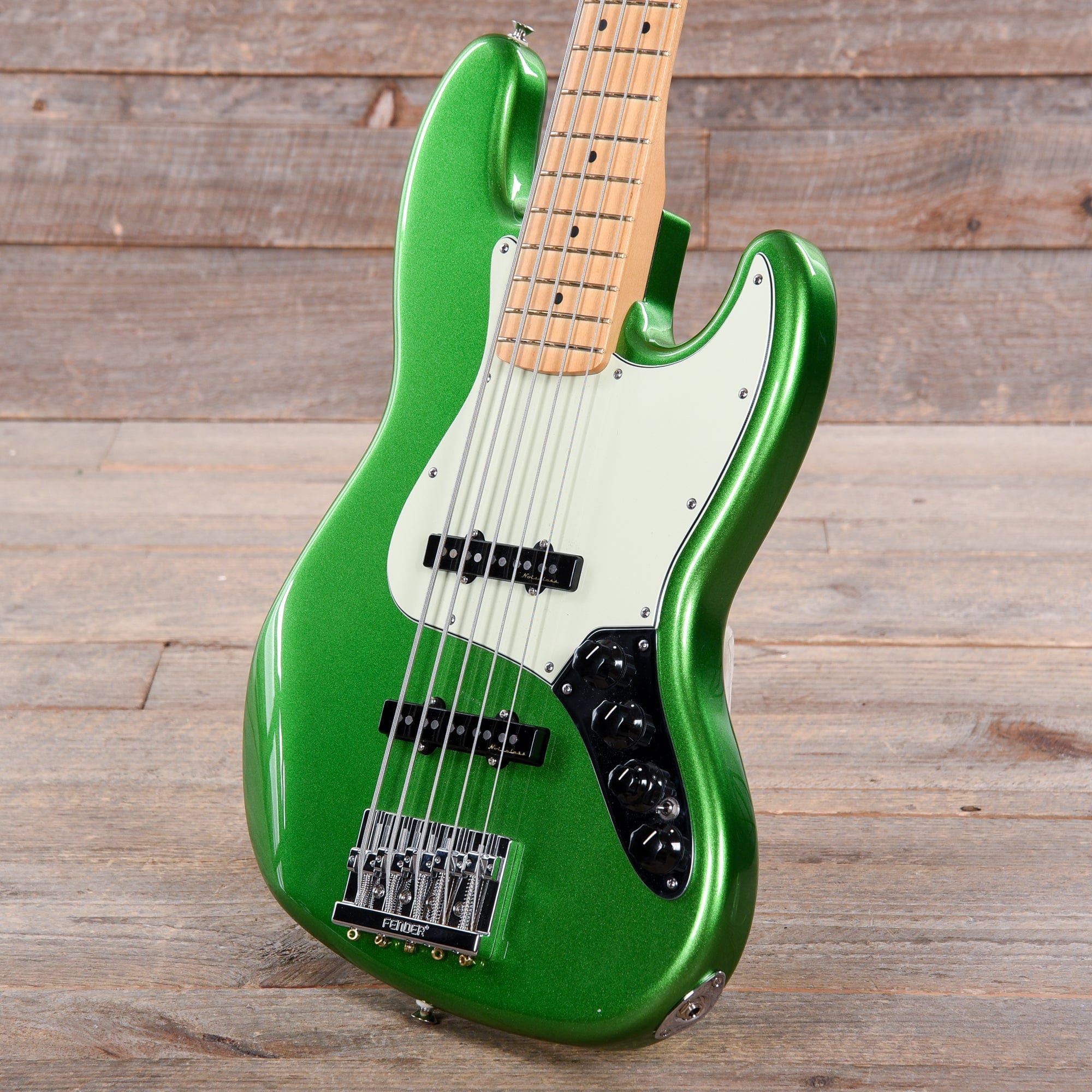 Fender Player Plus Active Jazz Bass V Cosmic Jade Bass Guitars / 5-String or More