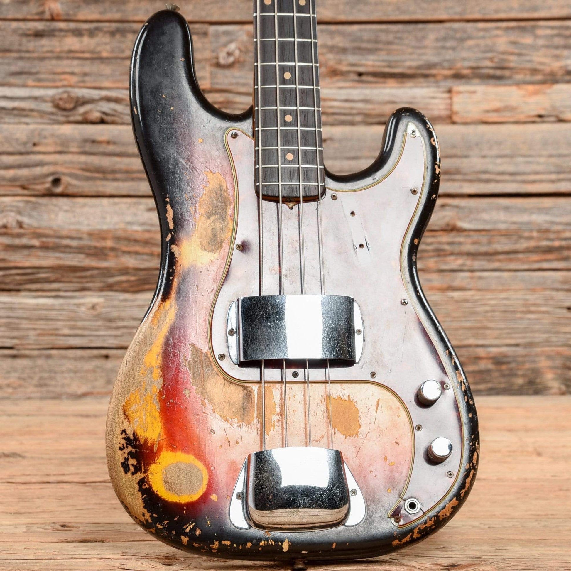 Fender Precision Bass Sunburst 1962 Bass Guitars / 5-String or More