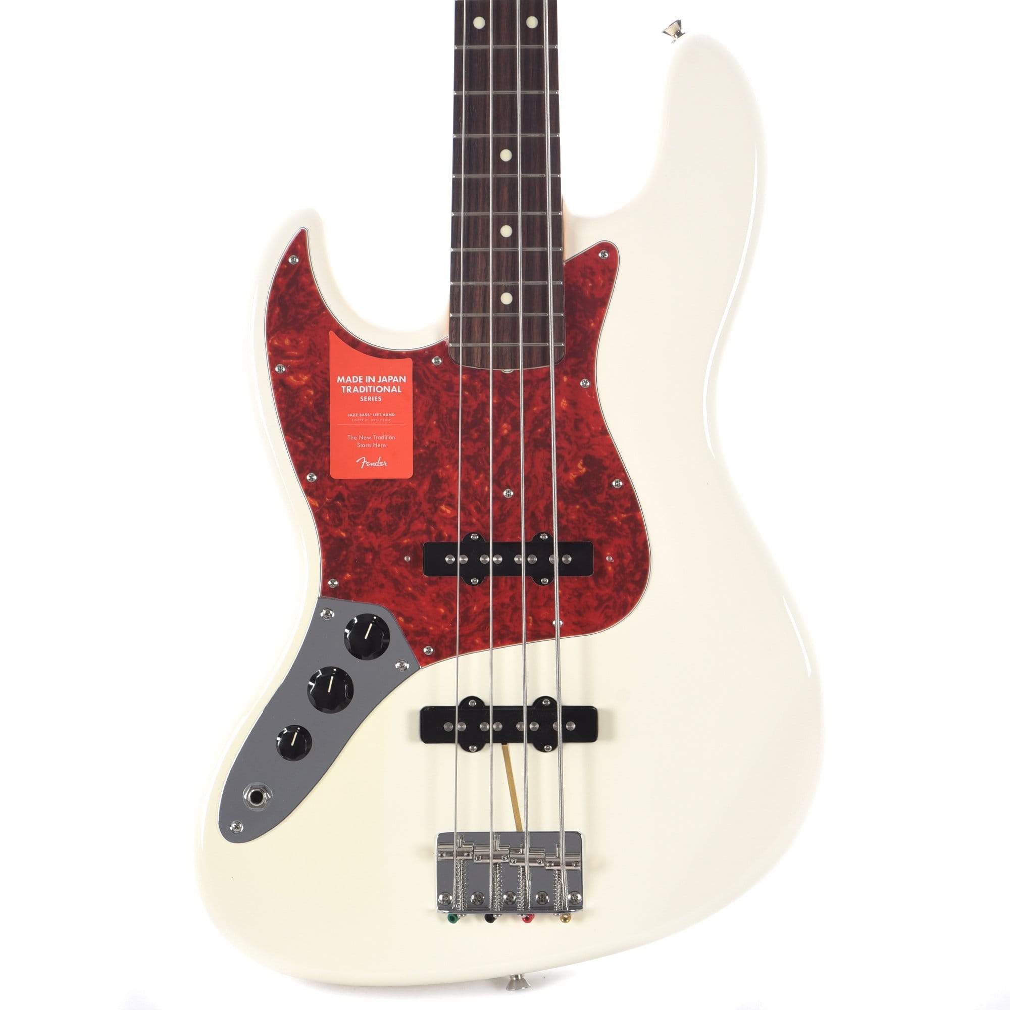 Fender MIJ Traditional 60s Jazz Bass LEFTY Arctic White – Chicago Music ...