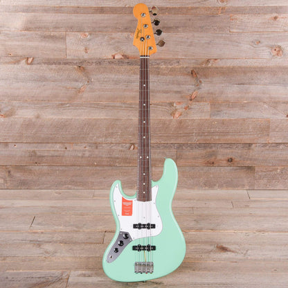 Fender MIJ Traditional 60s Jazz Bass RW Surf Green LEFTY w/Gig Bag Bass Guitars / Left-Handed