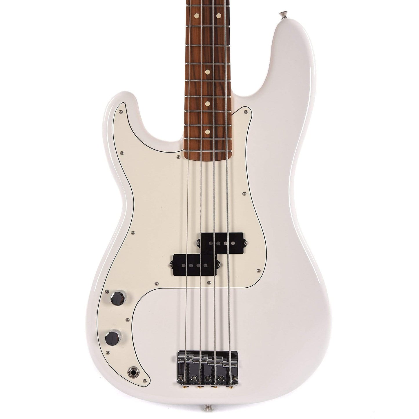 Fender Player Precision Bass LEFTY Polar White Bass Guitars / Left-Handed