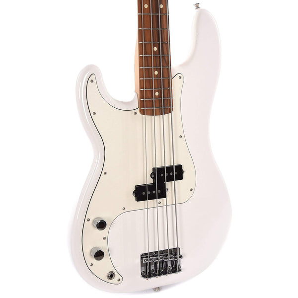 Fender Player Precision Bass LEFTY Polar White – Chicago Music Exchange