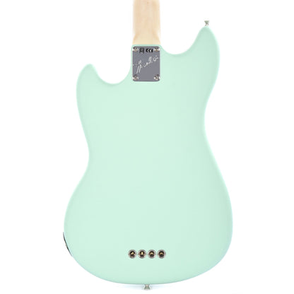 Fender American Performer Mustang Bass Satin Surf Green Bass Guitars / Short Scale