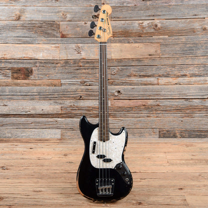 Fender Artist JMJ Road Worn Mustang Bass Black 2020 Bass Guitars / Short Scale