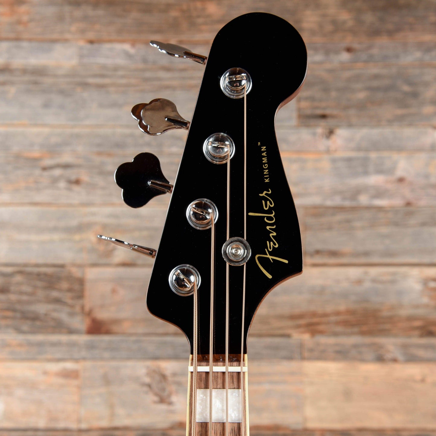 Fender Kingman Bass V2 JTB WN Black 2019 Bass Guitars / Short Scale