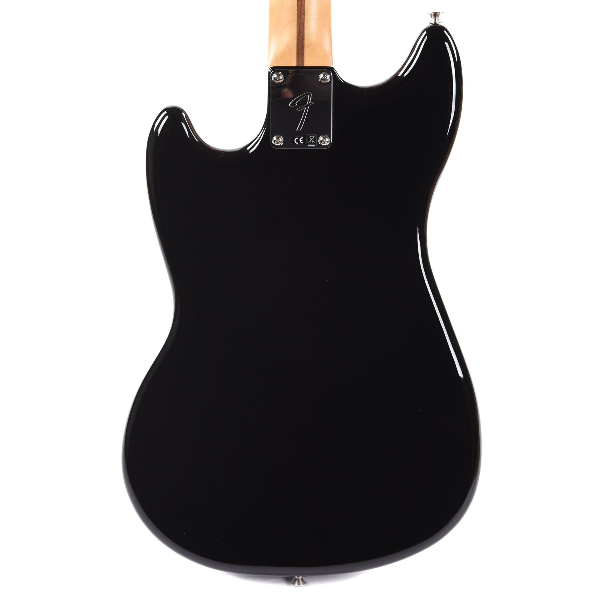 Fender Offset Series Mustang Bass PJ Black w/Tortoise Pickguard Bass Guitars / Short Scale