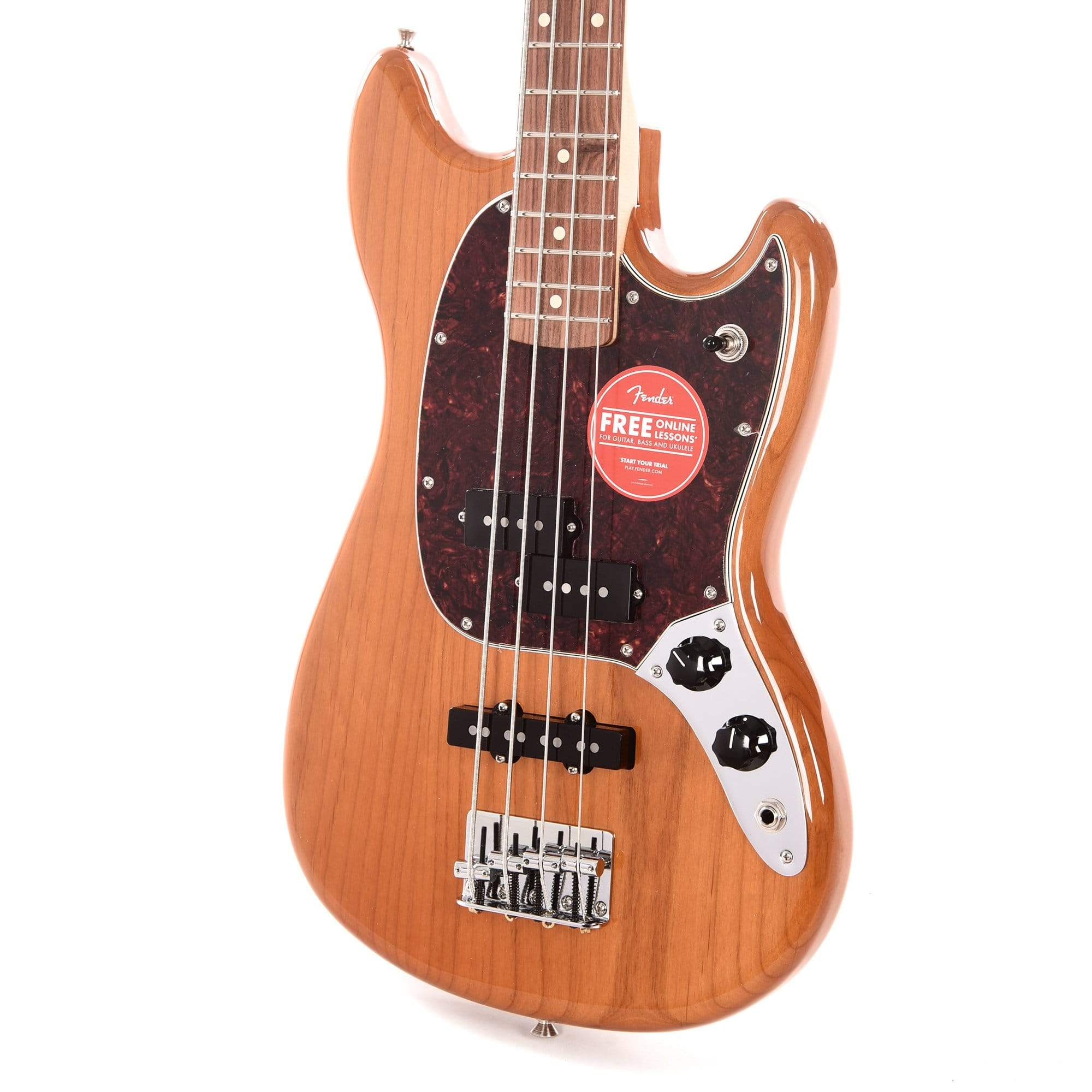 Fender Player Mustang Bass PJ Aged Natural – Chicago Music Exchange