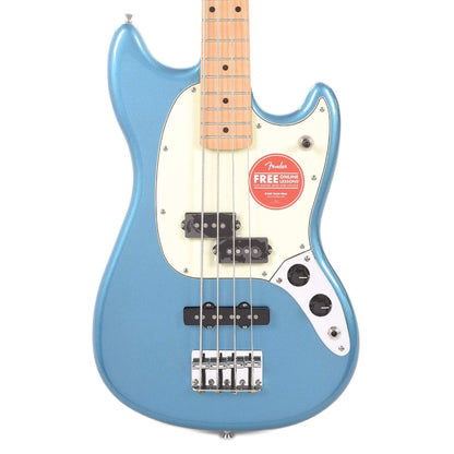 Fender Player Mustang Bass PJ Lake Placid Blue w/3-Ply Mint Pickguard Bass Guitars / Short Scale