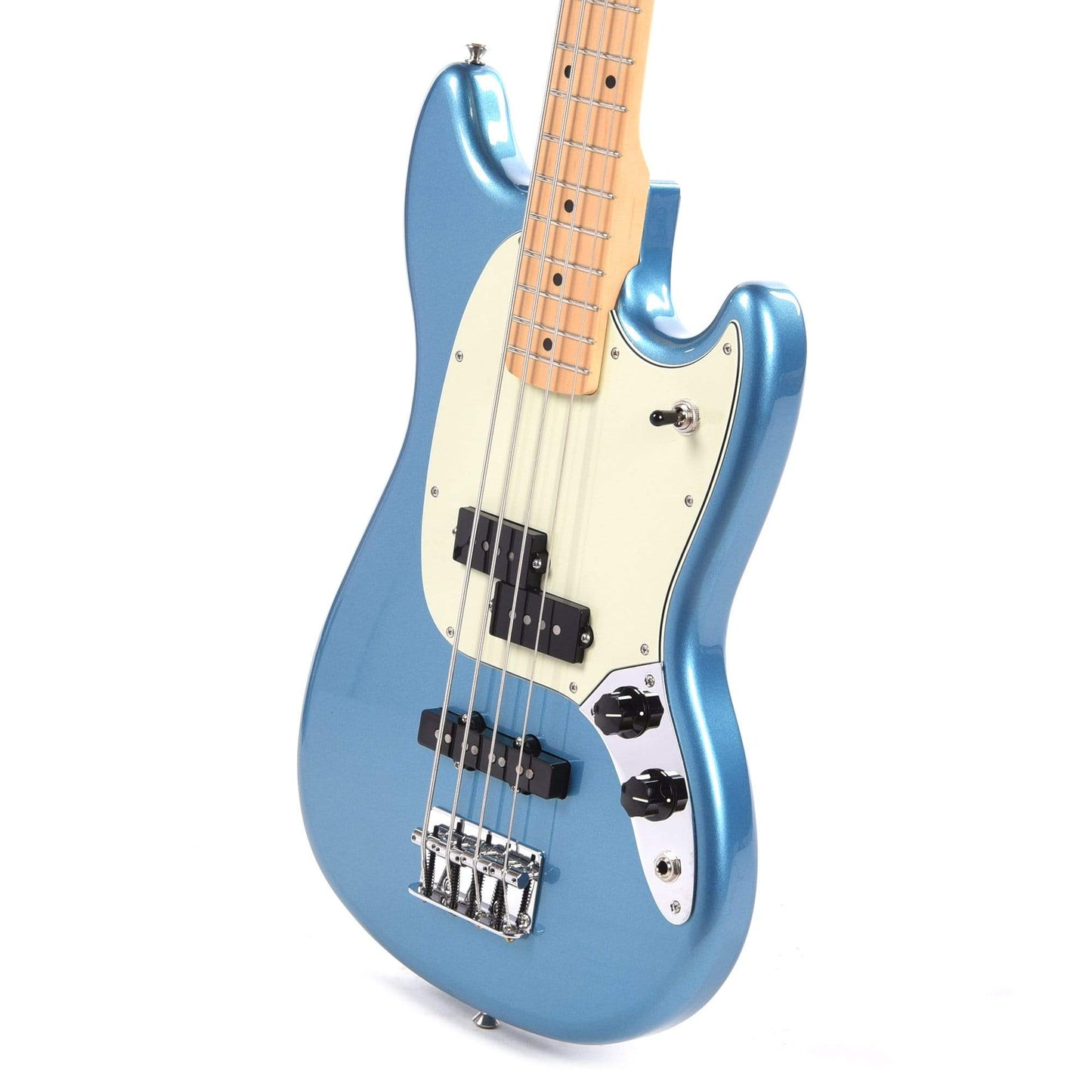 Fender Player Mustang Bass PJ Lake Placid Blue w/Mint Pickguard Bass Guitars / Short Scale