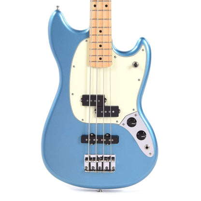 Fender Player Mustang Bass PJ Lake Placid Blue w/Mint Pickguard Bass Guitars / Short Scale