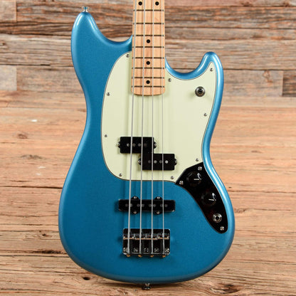 Fender Player Mustang Bass PJ Lake Placid Blue w/Mint Pickguard Bass Guitars / Short Scale