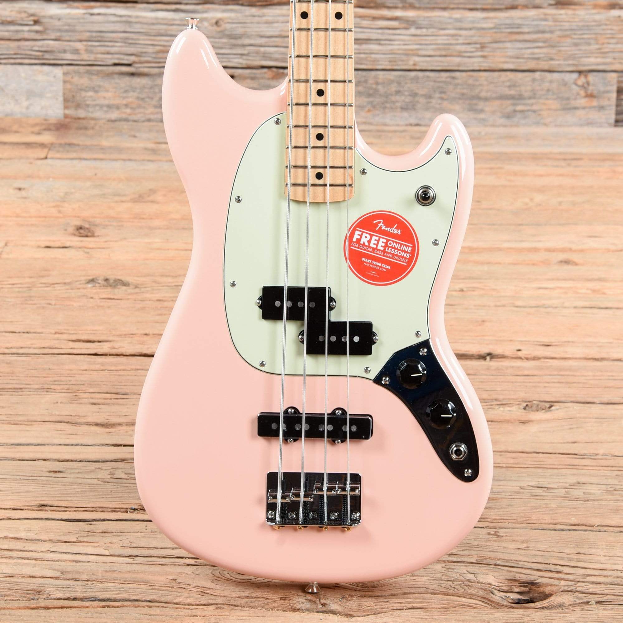 Fender mustang shop bass pink