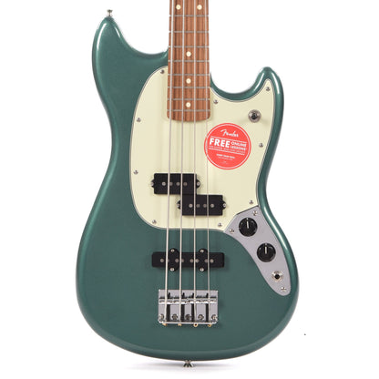 Fender Player Mustang Bass PJ Sherwood Green w/3-Ply Mint Pickguard Bass Guitars / Short Scale