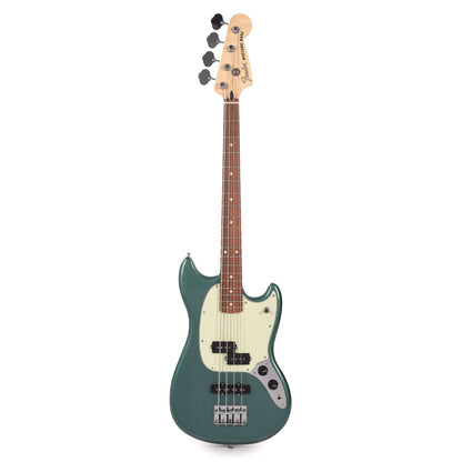 Fender Player Mustang Bass PJ Sherwood Green w/3-Ply Mint Pickguard Bass Guitars / Short Scale