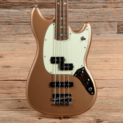 Fender Player Mustang PJ Bass Firemist Gold 2021 Bass Guitars / Short Scale