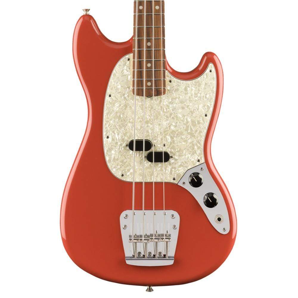 Fender Vintera '60s Mustang Bass Fiesta Red Bass Guitars / Short Scale