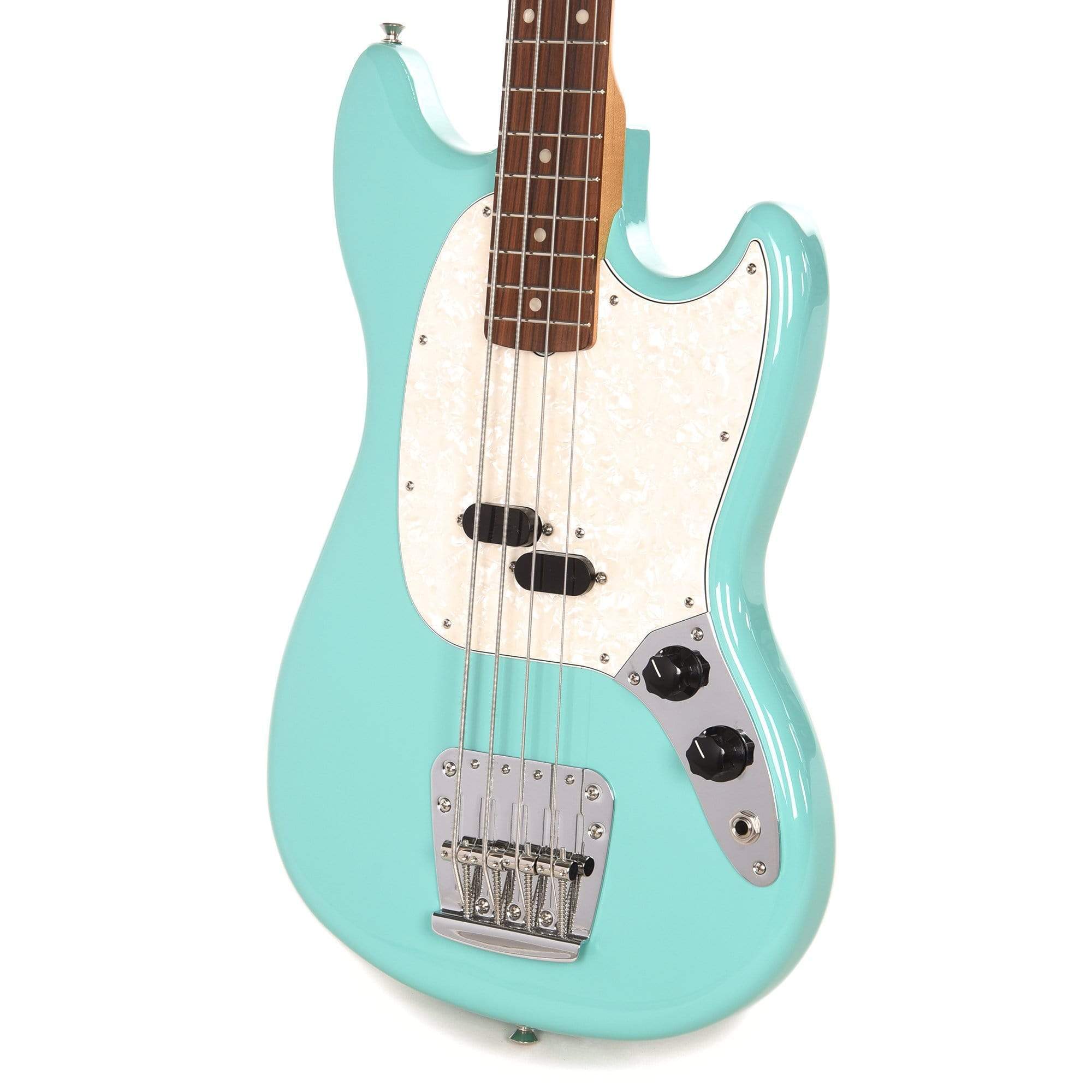 Fender Vintera '60s Mustang Bass Sea Foam Green – Chicago Music Exchange