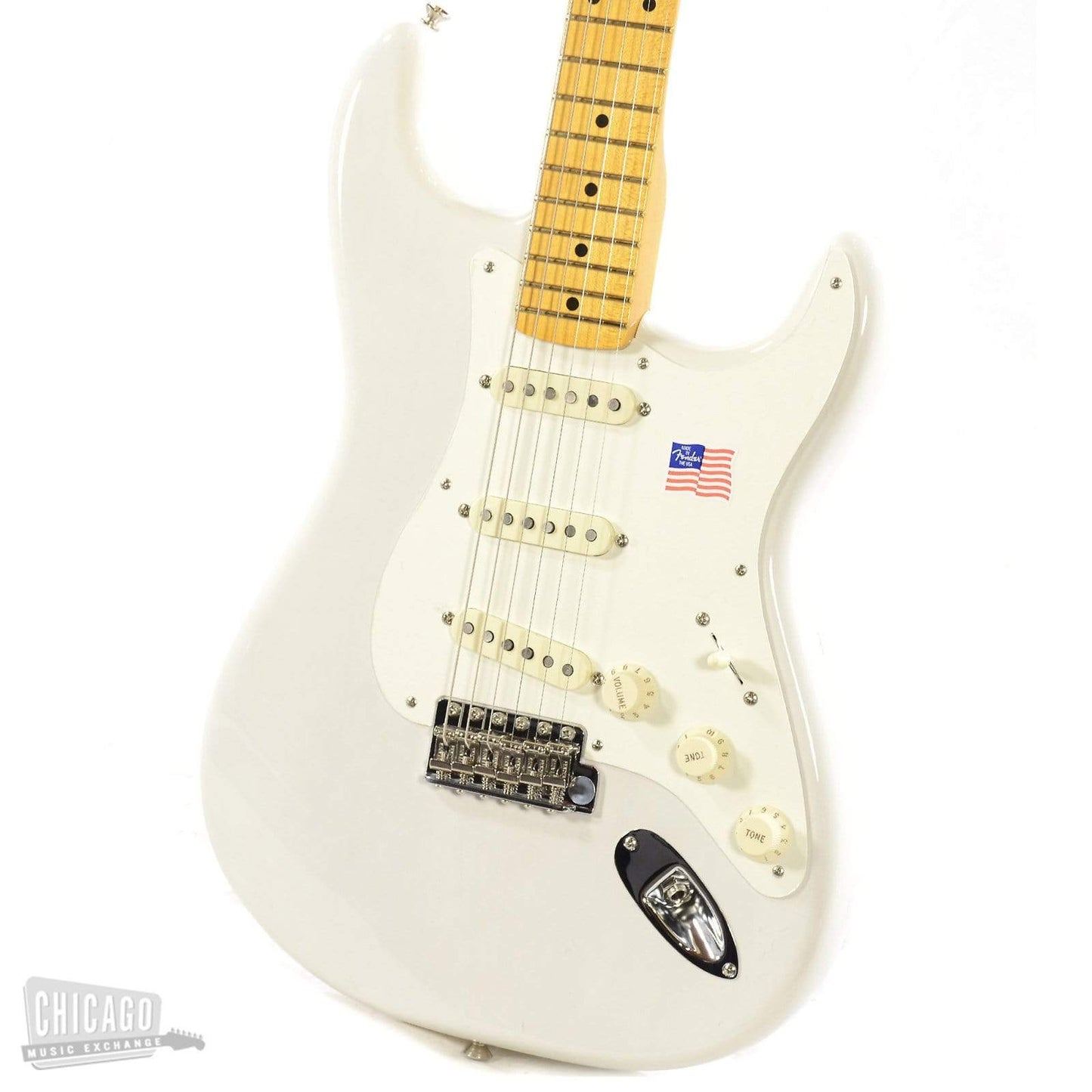 Fender Artist Eric Johnson Stratocaster White Blonde Electric Guitars