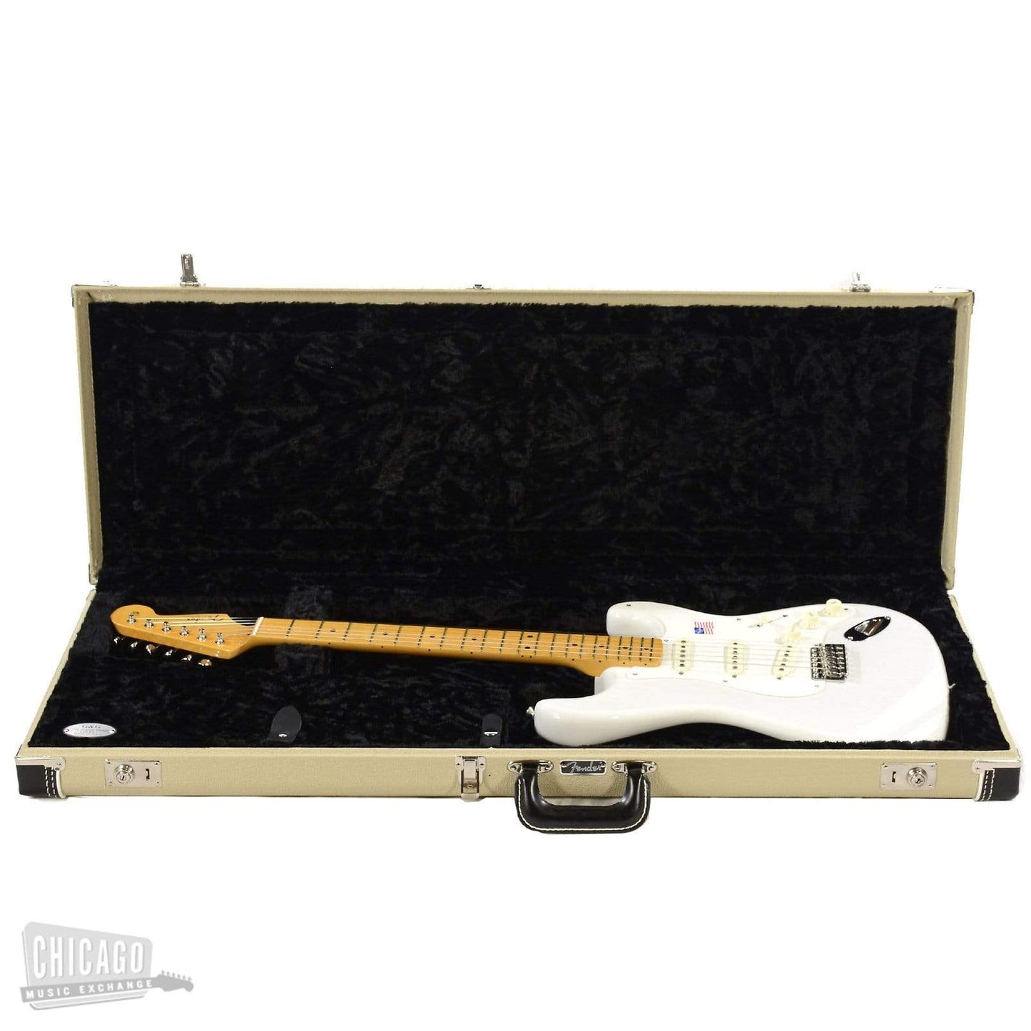 Fender Artist Eric Johnson Stratocaster White Blonde Electric Guitars