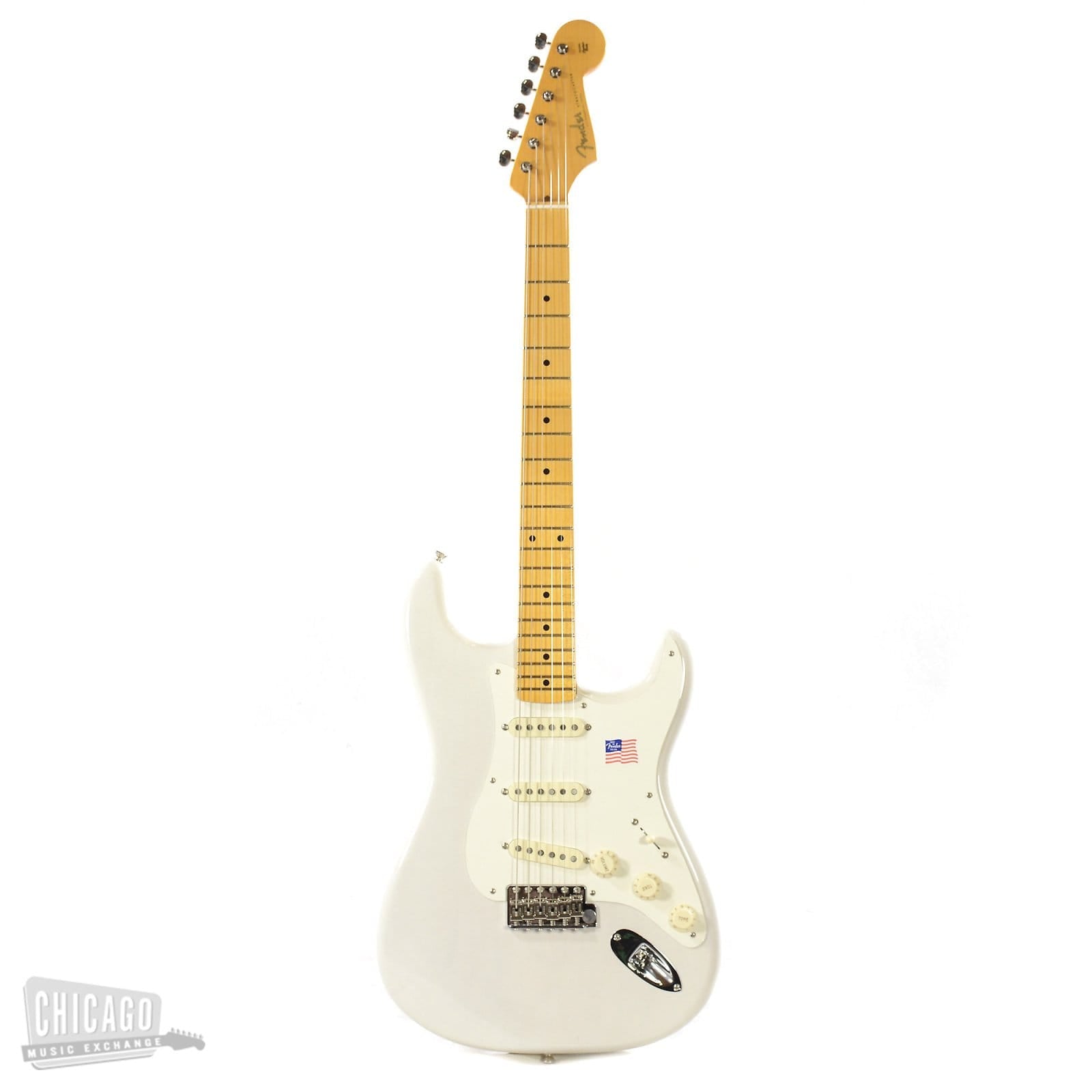 Fender Artist Eric Johnson Stratocaster White Blonde Electric Guitars