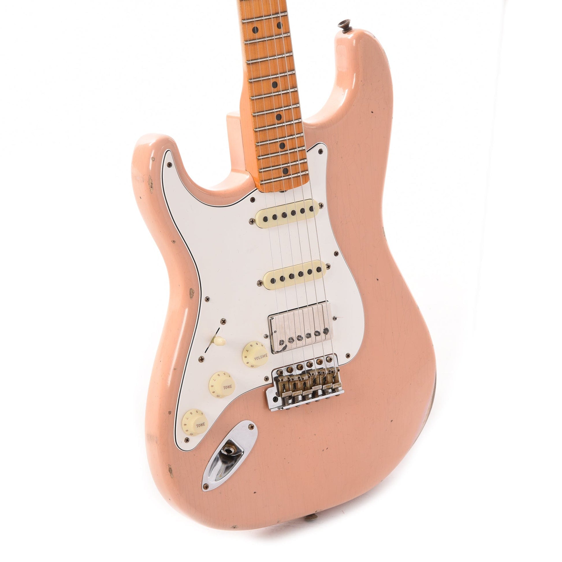 Fender Custom Shop 1957 Stratocaster HSS "Chicago Special" LEFTY Relic Aged Shell Pink w/Lollar Imperial Electric Guitars / Left-Handed