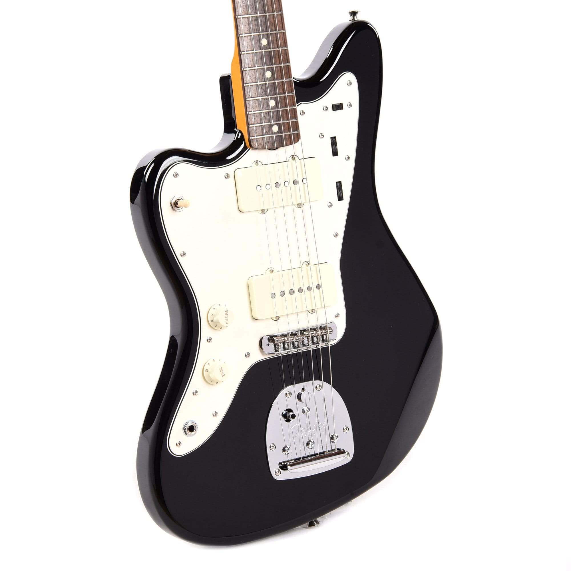 Fender MIJ Traditional 60s Jazzmaster Black LEFTY w/Matching ...