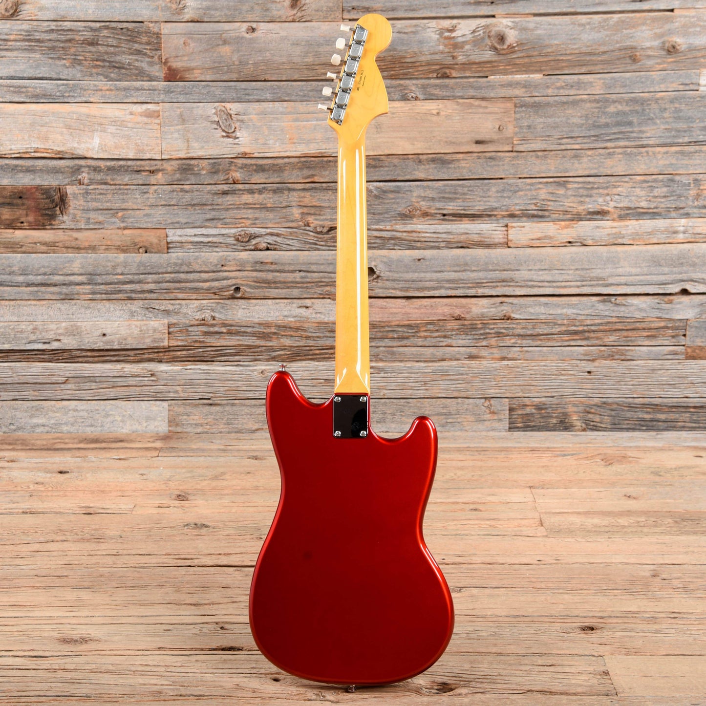 Fender MIJ Traditional 60s Mustang Candy Apple Red LEFTY w/Matching Headcap Electric Guitars / Left-Handed