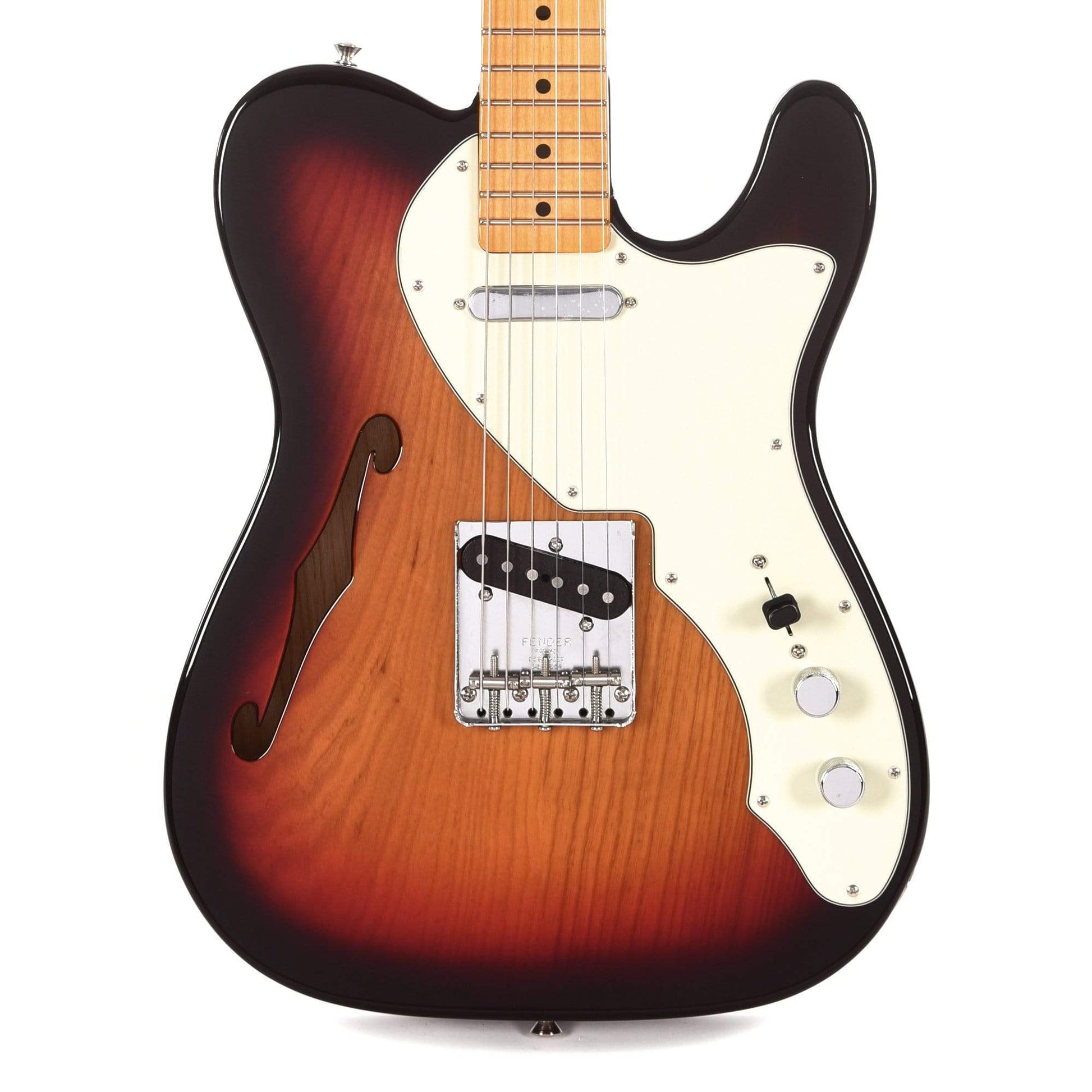 Fender American Original '60s Telecaster Thinline 3-Tone Sunburst Electric Guitars / Semi-Hollow